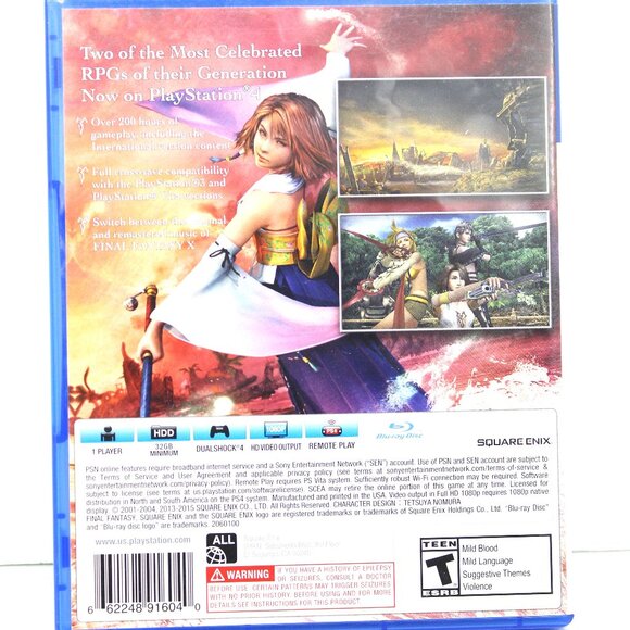 Final Fantasy X/X-2 HD Remaster (Sony PlayStation 4, 2015) Tested and Works! - Picture 4 of 6